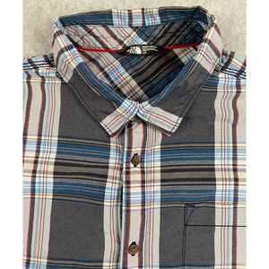 The North Face Men’s Plaid Button Up Shirt Large L Short Sleeve Outdoor